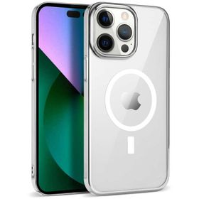 Evastore Apple iPhone 13 Pro Max Wireless Şarj Özellikli Pixel Magsafe Kapak Kılıf