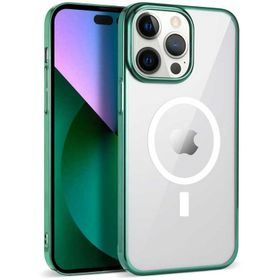 Evastore Apple iPhone 13 Pro Wireless Şarj Özellikli Pixel Magsafe Kapak Kılıf