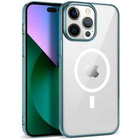 Evastore Apple iPhone 13 Pro Wireless Şarj Özellikli Pixel Magsafe Kapak Kılıf