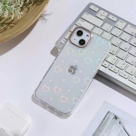Evastore Apple iPhone 13 Sidney Desenli Sert Kapak Kılıf