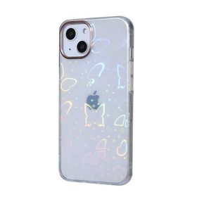 Evastore Apple iPhone 13 Sidney Desenli Sert Kapak Kılıf
