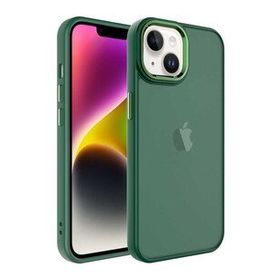 Evastore Apple iPhone 14 Buzlu Sert PC May Kapak Kılıf