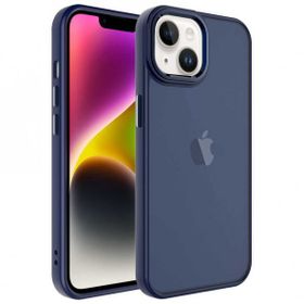 Evastore Apple iPhone 14 Buzlu Sert PC Zore May Kapak Kılıf