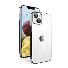 Evastore Apple iPhone 14 Kamera Korumalı Renkli Çerçeveli Garaj Kapak Kılıf