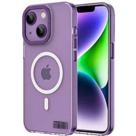 Evastore Apple iPhone 14 Magsafe Şarj Özellikli Youngkit Coloured Glaze Serisi Kapak Kılıf