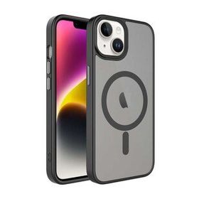 Evastore Apple iPhone 14 Mat Arka Yüzey Wireless Şarj Özellikli Flet Magsafe Kapak Kılıf
