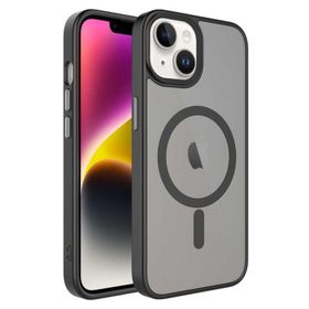 Evastore Apple iPhone 14 Mat Arka Yüzey Wireless Şarj Özellikli Flet Magsafe Kapak Kılıf
