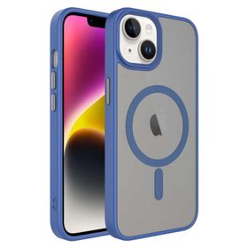 Evastore Apple iPhone 14 Mat Arka Yüzey Wireless Şarj Özellikli Flet Magsafe Kapak Kılıf