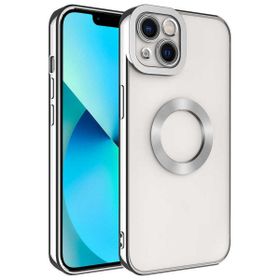 Evastore Apple iPhone 14 Plus Kamera Korumalı Logo Gösteren Zore Omega Kapak Kılıf