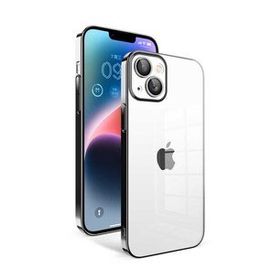 Evastore Apple iPhone 14 Plus Kamera Korumalı Renkli Çerçeveli Garaj Kapak Kılıf