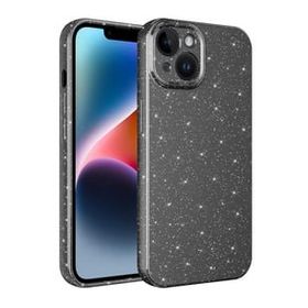 Evastore Apple iPhone 14 Plus Kamera Korumalı Simli Lüks Koton Kapak Kılıf