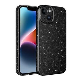 Evastore Apple iPhone 14 Plus Kamera Korumalı Simli Lüks Koton Kapak Kılıf