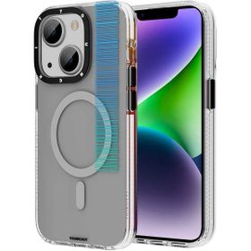 Evastore Apple iPhone 14 Plus Magsafe Şarj Özellikli Youngkit Pure Serisi Gri Kapak Kılıf