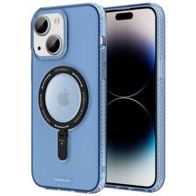 Evastore Apple iPhone 14 Plus Magsafe Şarj Özellikli Youngkit Rock Serisi Siyah Kapak Kılıf