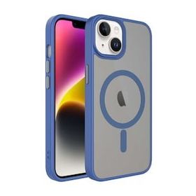 Evastore Apple iPhone 14 Plus Mat Arka Yüzey Wireless Şarj Özellikli Zore Flet Magsafe Kapak Kılıf