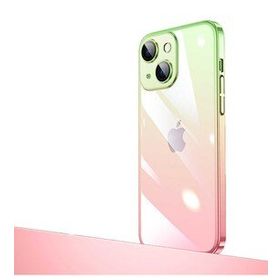 Evastore Apple iPhone 14 Plus Parlak Renk Geçişli Kamera Korumalı Senkron Kapak Kılıf