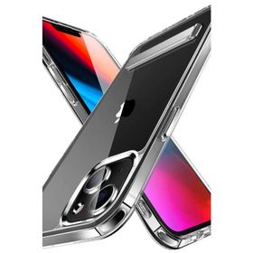 Evastore Apple iPhone 14 Plus Standlı Şeffaf Silikon L-Stand Kapak Kılıf