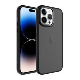 Evastore Apple iPhone 14 Pro Buzlu Sert PC Zore May Kapak Kılıf