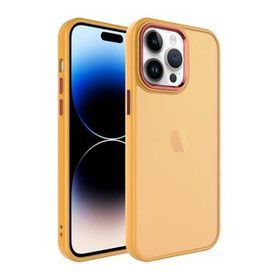 Evastore Apple iPhone 14 Pro Buzlu Sert PC Zore May Kapak Kılıf