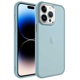 Evastore Apple iPhone 14 Pro Buzlu Sert PC Zore May Kapak Kılıf
