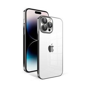 Evastore Apple iPhone 14 Pro Kamera Korumalı Renkli Çerçeveli Garaj Kapak Kılıf