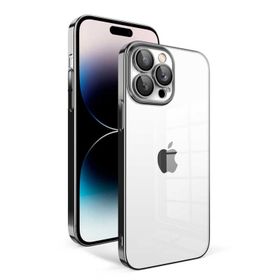 Evastore Apple iPhone 14 Pro Kamera Korumalı Renkli Çerçeveli Garaj Kapak Kılıf
