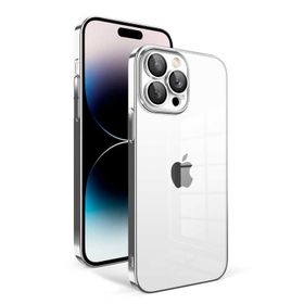 Evastore Apple iPhone 14 Pro Kamera Korumalı Renkli Çerçeveli Garaj Kapak Kılıf