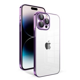Evastore Apple iPhone 14 Pro Kamera Korumalı Renkli Çerçeveli Garaj Kapak Kılıf