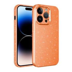 Evastore Apple iPhone 14 Pro Kamera Korumalı Simli Lüks Koton Kapak Kılıf