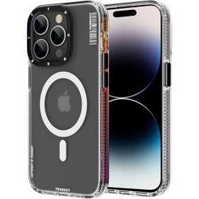Evastore Apple iPhone 14 Pro Magsafe Şarj Özellikli Youngkit Jane Sand Serisi Siyah Kapak Kılıf