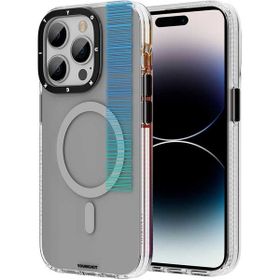 Evastore Apple iPhone 14 Pro Magsafe Şarj Özellikli Youngkit Pure Serisi Gri Kapak Kılıf