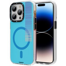 Evastore Apple iPhone 14 Pro Magsafe Şarj Özellikli Youngkit Pure Serisi Mavi Kapak Kılıf