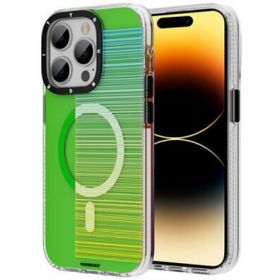 Evastore Apple iPhone 14 Pro Magsafe Şarj Özellikli Youngkit Pure Serisi Yeşil Kapak Kılıf