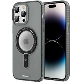 Evastore Apple iPhone 14 Pro Magsafe Şarj Özellikli Youngkit Rock Serisi Siyah Kapak Kılıf