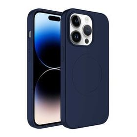 Evastore Apple iPhone 14 Pro Magsafe Wireless Şarj Özellikli Pastel Renk Silikon Plas Kapak Kılıf