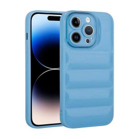 Evastore Apple iPhone 14 Pro Max Kamera Korumalı Parlak Airbag'li Galya Kapak Kılıf