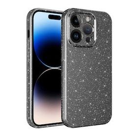 Evastore Apple iPhone 14 Pro Max Kamera Korumalı Simli Lüks Koton Kapak Kılıf