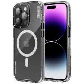 Evastore Apple iPhone 14 Pro Max Magsafe Şarj Özellikli YoungKit Exquisite Serisi Siyah Kapak Kılıf