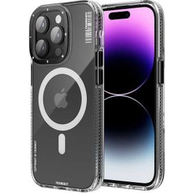 Evastore Apple iPhone 14 Pro Max Magsafe Şarj Özellikli YoungKit Exquisite Serisi Siyah Kapak Kılıf