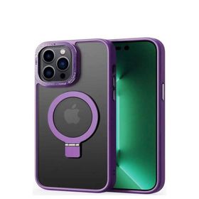 Evastore Apple iPhone 14 Pro Max Magsafe Wireless Şarj Özellikli Standlı Ting Kapak Kılıf
