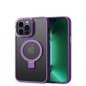 Evastore Apple iPhone 14 Pro Max Magsafe Wireless Şarj Özellikli Standlı Ting Kapak Kılıf