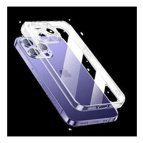 Evastore Apple iPhone 14 Pro Max Şeffaf Sert PC Vayt Kapak Kılıf
