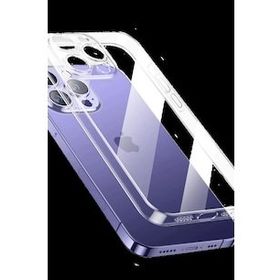 Evastore Apple iPhone 14 Pro Max Şeffaf Sert PC Vayt Kapak Kılıf
