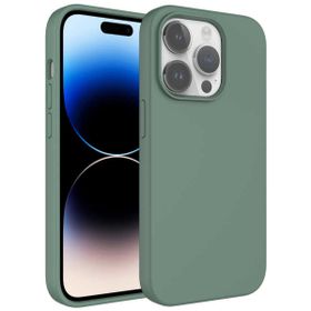 Evastore Apple iPhone 14 Pro Max Sıvı Teknolojili Silinebilir Sert Zore Kivi Kapak Kılıf