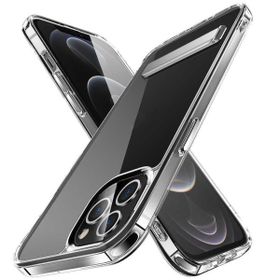 Evastore Apple iPhone 14 Pro Max Standlı Şeffaf Silikon L-Stand Kapak Kılıf