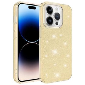 Evastore Apple iPhone 14 Pro Simli Renkli Silikon Kılıf