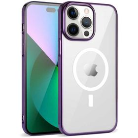 Evastore Apple iPhone 14 Pro Wireless Şarj Özellikli Pixel Magsafe Kapak Kılıf