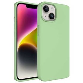 Evastore Apple iPhone 14 Sıvı Teknolojili Silinebilir Sert Kivi Kapak Kılıf