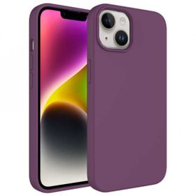 Evastore Apple iPhone 14 Sıvı Teknolojili Silinebilir Sert Zore Kivi Kapak Kılıf