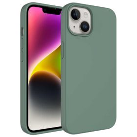 Evastore Apple iPhone 14 Sıvı Teknolojili Silinebilir Sert Zore Kivi Kapak Kılıf